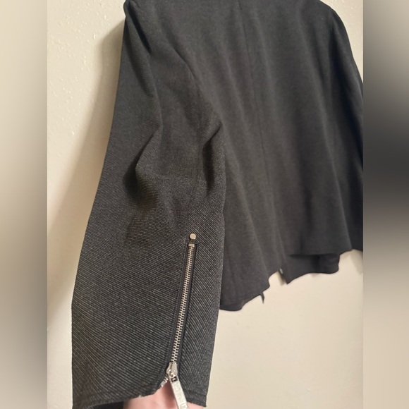 Lafayette 148 New York Charcoal Gray Asymmetrical Blazer | NWT - Picture 12 of 13